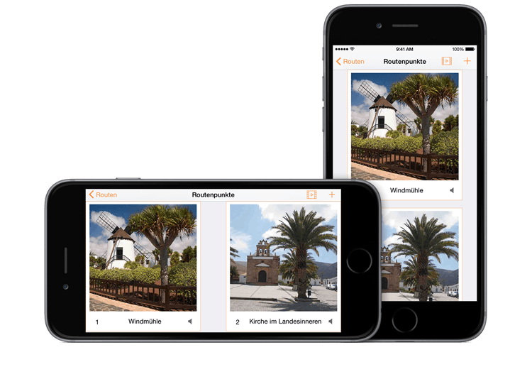 Mnemo Route Routenpunkte