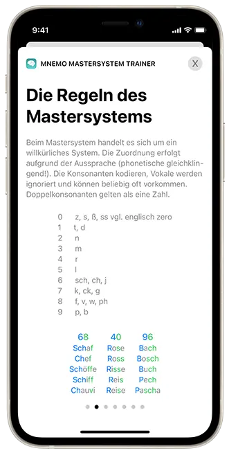 Mnemo App Start Screen